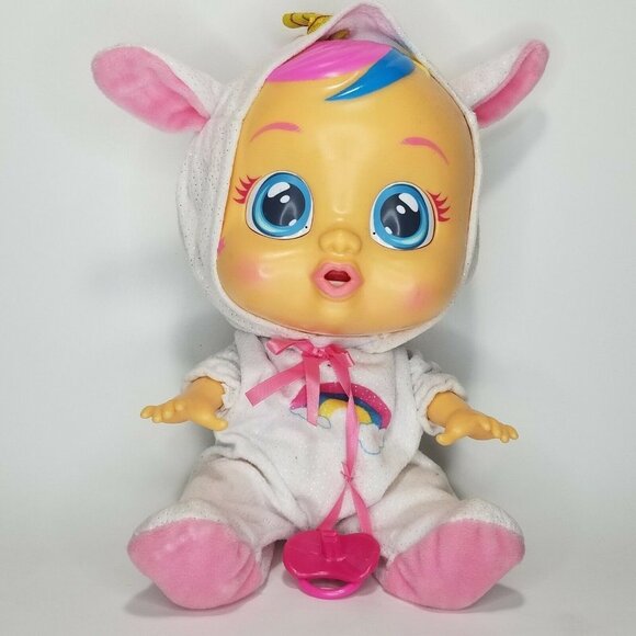 Cry Babies Dreamy The Unicorn Interactive Crying Doll - Picture 9 of 9